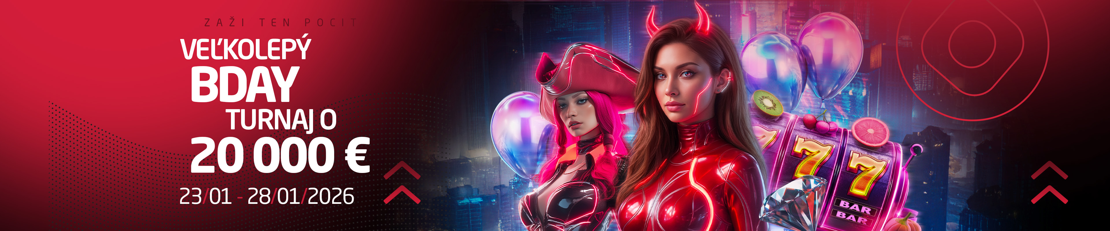 Nenechaj si ujsť BDAY turnaj o 20 000€